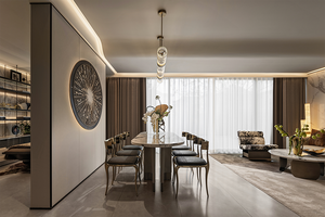 Sanhai Light Luxury Style Interior Design Villa soggiorno squisito prodotto su misura costruzione casa <span class=keywords><strong>disegno</strong></span> <span class=keywords><strong>planimetria</strong></span> - Product Image 3