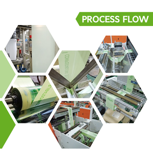 Bán buôn in ấn thực phẩm tack out túi cho bán lẻ siêu thị compostable producebags với logo - Product Image 6