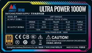 Venta de fábrica OEM/ODM 850W 800W ATX Fuente de alimentación para computadora PSU, Fuente de alimentación para servidor <span class=keywords><strong>GPU</strong></span>, 80Plus Gold/Platinum 92% eficiencia - Product Image 6