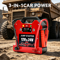 Avviatore d'Emergenza per Camion 5000A di Picco 24 Volt, Avviatore per Auto Resistente con Luce LED, Corrente per Alimentazione di Emergenza Camion
