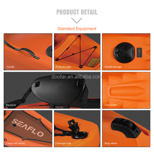 <span class=keywords><strong>Kayak</strong></span> Sit-On-Top de HDPE de 8'8'' para un Solo Adulto, Económico, de Fábrica, para Uso Recreativo en Lagos y Ríos, para Principiantes - Product Image 5