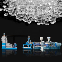 Ligne de production de pelletisation TPU / TPE / TPR | Extrudeuse de composition à double vis pour granulés de caoutchouc thermoplastique