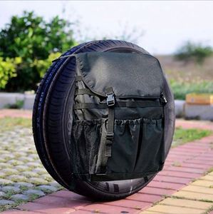 Free Sample Black Multi Function Oxford Fabric Spare <b>Wheel</b> Trash Garbage Cargo Storage Bag <b>Backpack</b> Kit For Jeep - Product Image 4