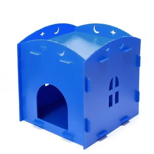 Maison de chat et de chien d'extérieur en plastique portable durable de haute qualité différentes couleurs pour la publicité Cage pour animaux de compagnie à vendre - Product Image 3