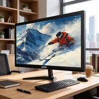 Moniteur LED pour ordinateur de bureau, prix d'usine OEM, 17, 19, 20, 22, 24 pouces, avec support en forme de V