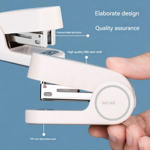   Mini Engrapadora TA201 Azul Qingshan, Engrapadora para Estudiantes, Suministros de Oficina, Embalaje para Llevar, Pequeña, Portátil, Linda, para Niñas - Product Image 4