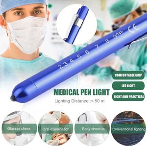 Y tá quà tặng bút y tế ánh sáng bác sĩ ngọn đuốc tùy chỉnh kiểm tra Penlight với học sinh đo Penlight cho y tá - Product Image 3