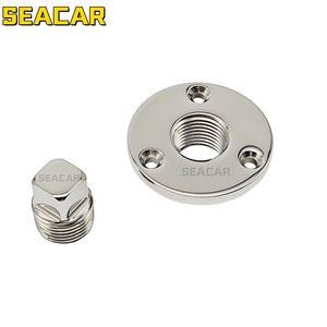 Seacar Stainless Steel Drain <b>Plug</b> 316 Marine Boat Deck Fitting Water Seal Valve - Product Image 4