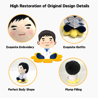 Peluche personnalisée de personnage de médecin, OEM ODM, mascotte médicale personnalisée, jouet en peluche doux, poupée en peluche pour cadeau promotionnel