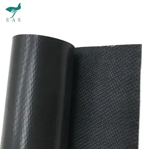 Black Waterproof Silicone Coated Texturized Fiberglass Fabric For Thermal Insulation