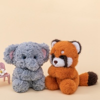 Éléphant en peluche personnalisé avec logo, compagnon de bureau, décoration de bureau mignonne, jouet en peluche pour souvenir ou cadeau