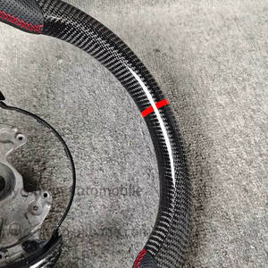 من المصنع مباشرة بسعر الجملة جلد من ألياف الكربون من الجلد من ألياف الكربون من أجل عجلة قيادة بي ام دبليو 5 سلسلة - Product Image 6