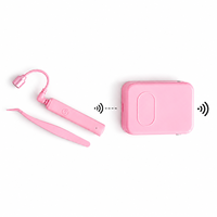 Lampe UV sans fil mini 1W rechargeable pour cils, lumière de polymérisation pour pinces 395-400nm, outil portable pour extension de cils en salon