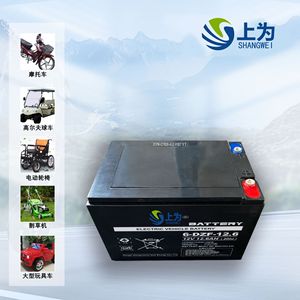 Batterie VRLA 6-DZF-12 12V 12Ah pour véhicules électriques, batterie au plomb-acide - Product Image 4