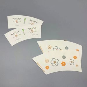 Vaso de papel con revestimiento de PE de doble cara, de una y dos capas, para uso alimentario y de aperitivos, para ensaladas e impresión offset en materia prima. - Product Image 6