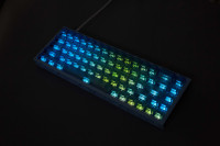 Clavier mécanique OEM ODM avec rétroéclairage RVB et touches personnalisées, mini clavier de jeu filaire