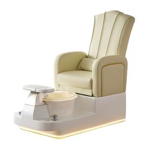 Chaise de pédicure multifonctionnelle pour salon de manucure, inclinable et réglable, avec spa pour les pieds et massage - Product Image 5