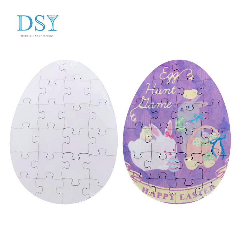 Оптовая продажа с завода, пасхальный сублимационный брелок, серьги, яйцо, картина, пазл, праздничный подарок, сублимационные заготовки