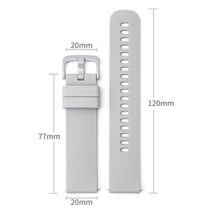 Bracelet de <span class=keywords><strong>montre</strong></span> intelligent en silicone à dégagement rapide, étanche, 20 mm 22 mm, en caoutchouc, pour Moonswatch - Vente en gros - Product Image 6