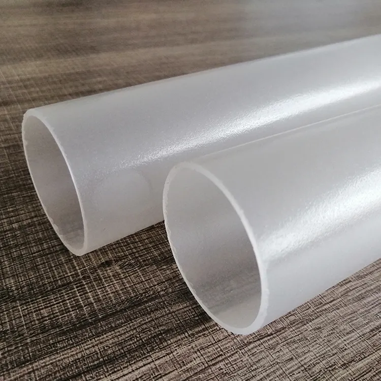 Factory price wholesale high quality frosted pmma plastic perspex acrylic round tube /pipe