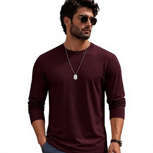 Men's Grey <b>Long</b> <b>Sleeve</b> <b>T</b>-<b>Shirt</b> Casual Regular Fit Crew Neck Top With Yellow <b>Navy</b> Crew Letter Print - Product Image 6