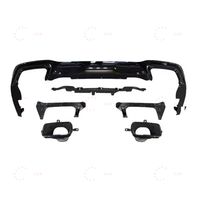 Kit de carrosserie M-tech Style Grille de lèvre avant Diffuseur arrière Embouts d'échappement Aile de becquet arrière pour BM 2s Series F44 to M Sport Body Kit