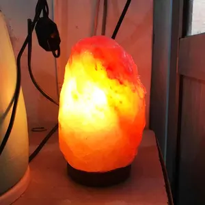 Crystal Pink Wall Lamp Natural Salt Lamp Handicraft Dimmer Switch Rock Original Quality Eu Sea Plug Himalayan Salt Lamp