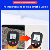 Peinture liquide isolante thermique et imperméable en acrylique blanc pour toitures métalliques et bateaux (à pulvériser)