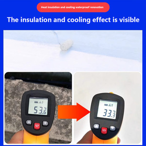 <span class=keywords><strong>Peinture</strong></span> liquide isolante <span class=keywords><strong>thermique</strong></span> et imperméable en acrylique blanc pour toitures métalliques et bateaux (à pulvériser) - Product Image 4