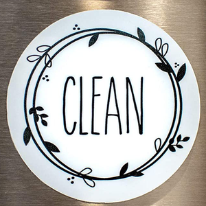 Personalizado de doble cara reversible flexible voltear decorativo divertido supuestamente lavavajillas imanes limpios y sucios signo - Product Image 5