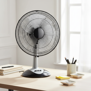 Ventilador de Escritorio Eléctrico Oscilante Portátil de Plástico de Alta Velocidad para Oficina, Uso en Hoteles, con Caja de Color, Fabricantes Chinos - Product Image 4