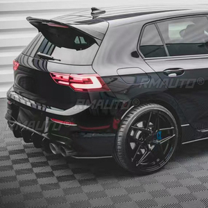 Kit carrosserie diffuseur de pare-chocs arrière pour Volkswagen Golf 8R 2021+ Protection de pare-chocs et garniture d'angle Accessoires auto - Product Image 6