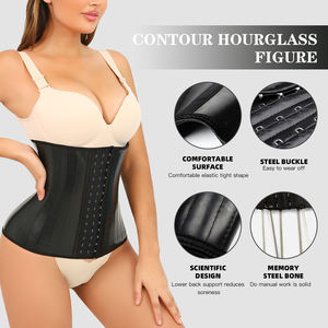 Cintura da <span class=keywords><strong>donna</strong></span> in lattice per cintura dimagrante con Logo personalizzato - Product Image 2