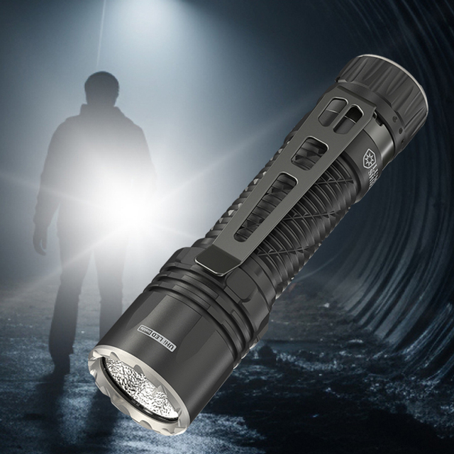 Super Bright 5000 Lumens LED USB Rechargeable Tactical Flashlight IP68 Waterproof Aluminum Alloy Portable Spot Flood Light