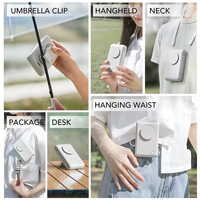 Portable Mini refroidissement USB Rechargeable sport taille refroidisseur ventilateur Portable suspendu sans lame cou ventilateur pour Sports de plein air voyage voiture