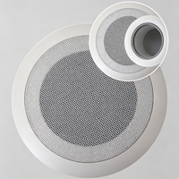 CS-804 Haut-parleur PA à large bande invisible et économique pour installation encastrée dans les murs, profil bas, discret pour plafond