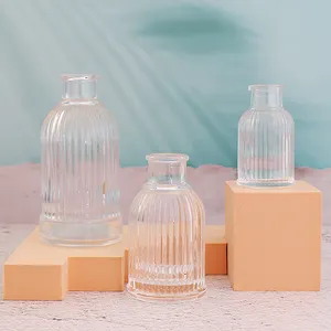Difusor vazio de aromaterapia, garrafa de vidro de 40ml, 65ml, 80ml, decorativo