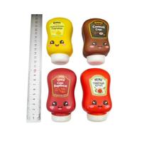 Jouet Squishy Bouteille de Sauce en PU à Remontée Lente, Doux, Sensoriel, Anti-Stress, à Presser, Cadeau de Décompression, Couleurs Assorties