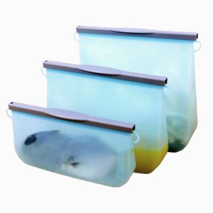 OEM&ODM Silicone Tooling Custom BPA Free Silicon Tools Freezer Safe Leakproof Sealed Food Bags for Packaging <b>Storage</b> - Product Image 1