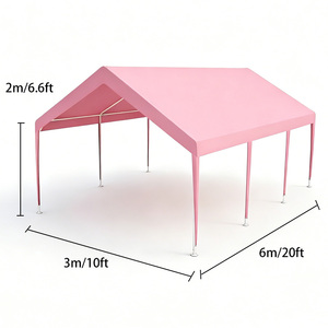 Toldo de Exhibición Duradero para Coches, Carpa para Coche con Protección UV y Resistente a la Lluvia para Entrada de Vehículos, Patio Trasero, Granja, Cubierta para Barco - Product Image 6