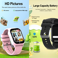Montre intelligente pour enfants M05, 1,52 pouces, carte SIM 4G, GPS, SOS, appel vidéo, étanche, anti-perte, pour garçons et filles de 8 à 12 ans
