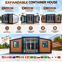 Maison modulaire de luxe préfabriquée standard AU à 2 étages, de haute qualité, pour jardin, conteneur extensible de 20 pieds, type « Granny »