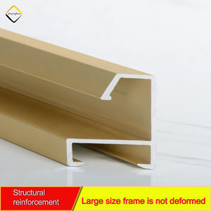 LB2407B Factory Wholesale Custom Size Metal Photo Frame Poster Aluminium Picture Frames Moulding <strong>Aluminum</strong> <strong>Profile</strong> - Product Image 4