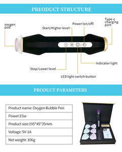 Bestseller Co2 <span class=keywords><strong>Oxygen</strong></span> Bubble Machine Sauerstoff Gesichts maschine Essenz Massage Haut Whiten Beauty zur Reduzierung von Makel - Product Image 5
