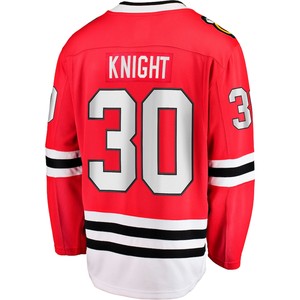 Maillots de hockey sur glace de Chicago, chemises de baseball, vêtements personnalisés, uniformes brodés avec logos # 98 Bedard # 8 <span class=keywords><strong>Donato</strong></span> # 30 Chevaliers - Product Image 4