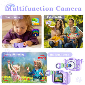 Appareil photo pour enfants 1080P HD Mini & Jouet photo avec écran de 2 pouces pour garçons et filles Petit ange Cadeau <span class=keywords><strong>d</strong></span>'<span class=keywords><strong>anniversaire</strong></span> Appareil photo pour enfants - Product Image 5