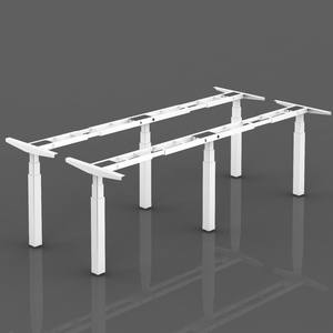 โต๊ะประชุมไฟฟ้าปรับขยายได้ติดตั้งง่ายในสำนักงานพร้อมการจับคู่สองชุด - Product Image 2