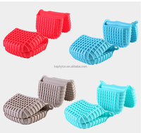 Vente en gros de protège-plat en silicone de qualité alimentaire sans BPA, imprimé, résistant à la chaleur, antidérapant, mini-gants de four pour la cuisson et la pâtisserie
