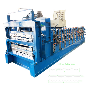 Corrugated Iron <b>Sheet</b> Roofing Making Machine Roofing Panel Rolling Forming Machine Three Layer Corrugated <b>Sheet</b> Making Machine - Product Image 1