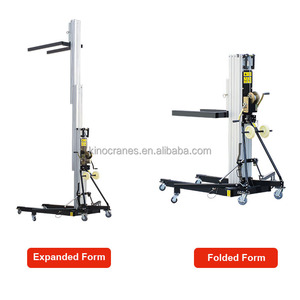 Elevador de material manual de aluminio portátil tipo cilindro personalizado LGA para carga de elevación con CE ISO - Product Image 2
